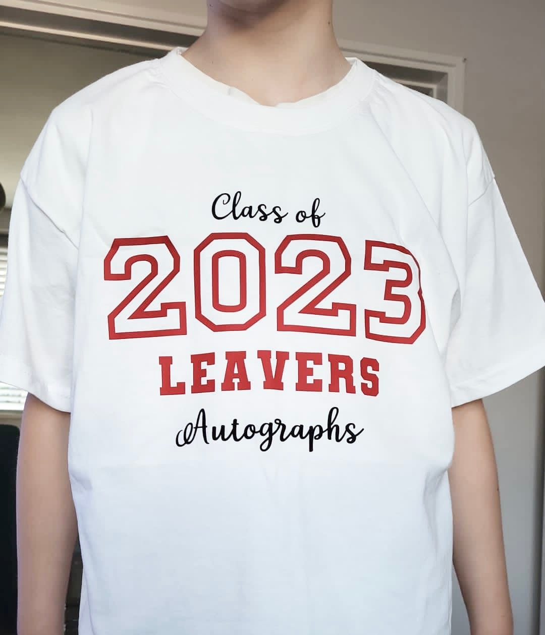 Class of 2025 Glitter Leavers Autograph T-shirt and Pen