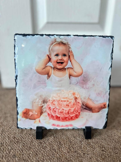 Cake Smash Photo Slate 19 x 19 cm