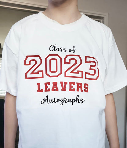 Class of 2024 Leavers Autograph T-shirt and Pen