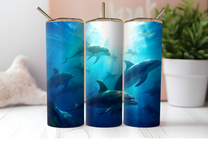 20 oz Dolphin Tumbler