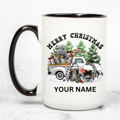 Personalised Merry Christmas Gonk Mug