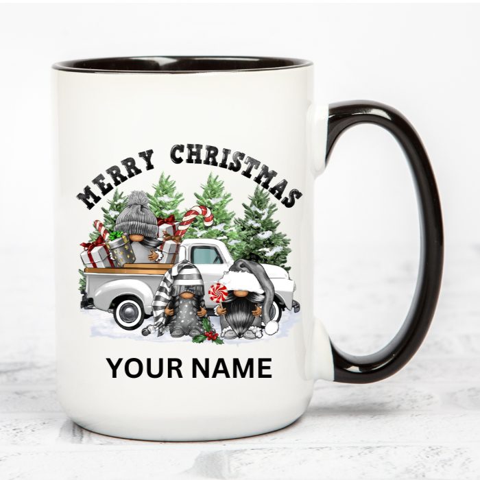 Personalised Merry Christmas Gonk Mug