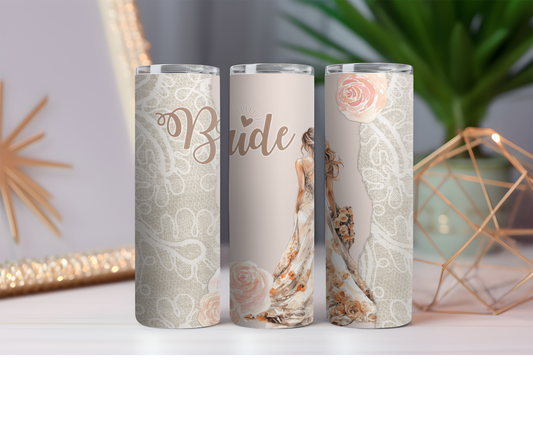 20 oz Bride Lace Tumbler