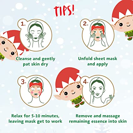 Children's 7th Heaven Christmas Face Mask