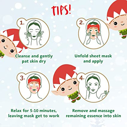 Children's 7th Heaven Christmas Face Mask