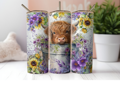 20 oz Baby Highland Cow Tumbler