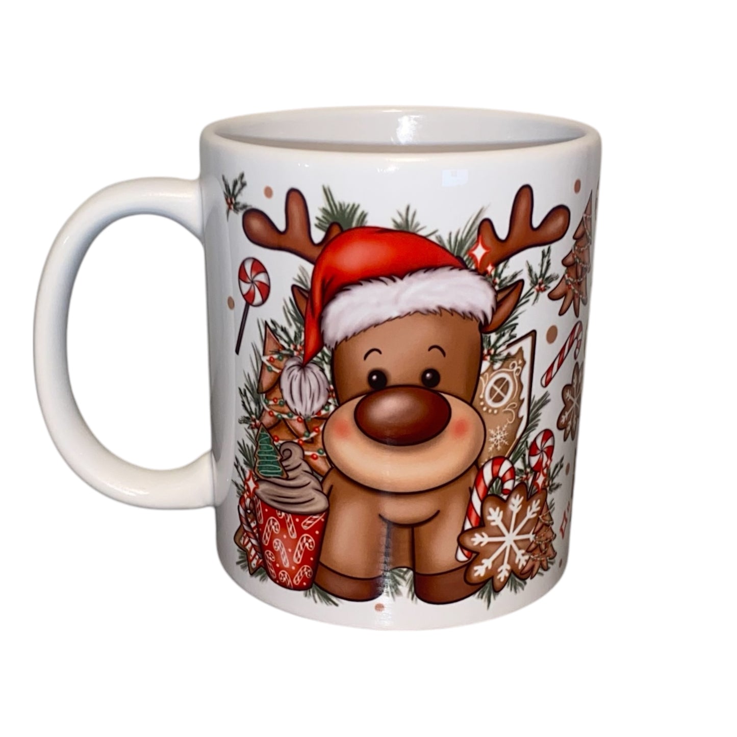 Red Reindeer Mug (Ref: M3)