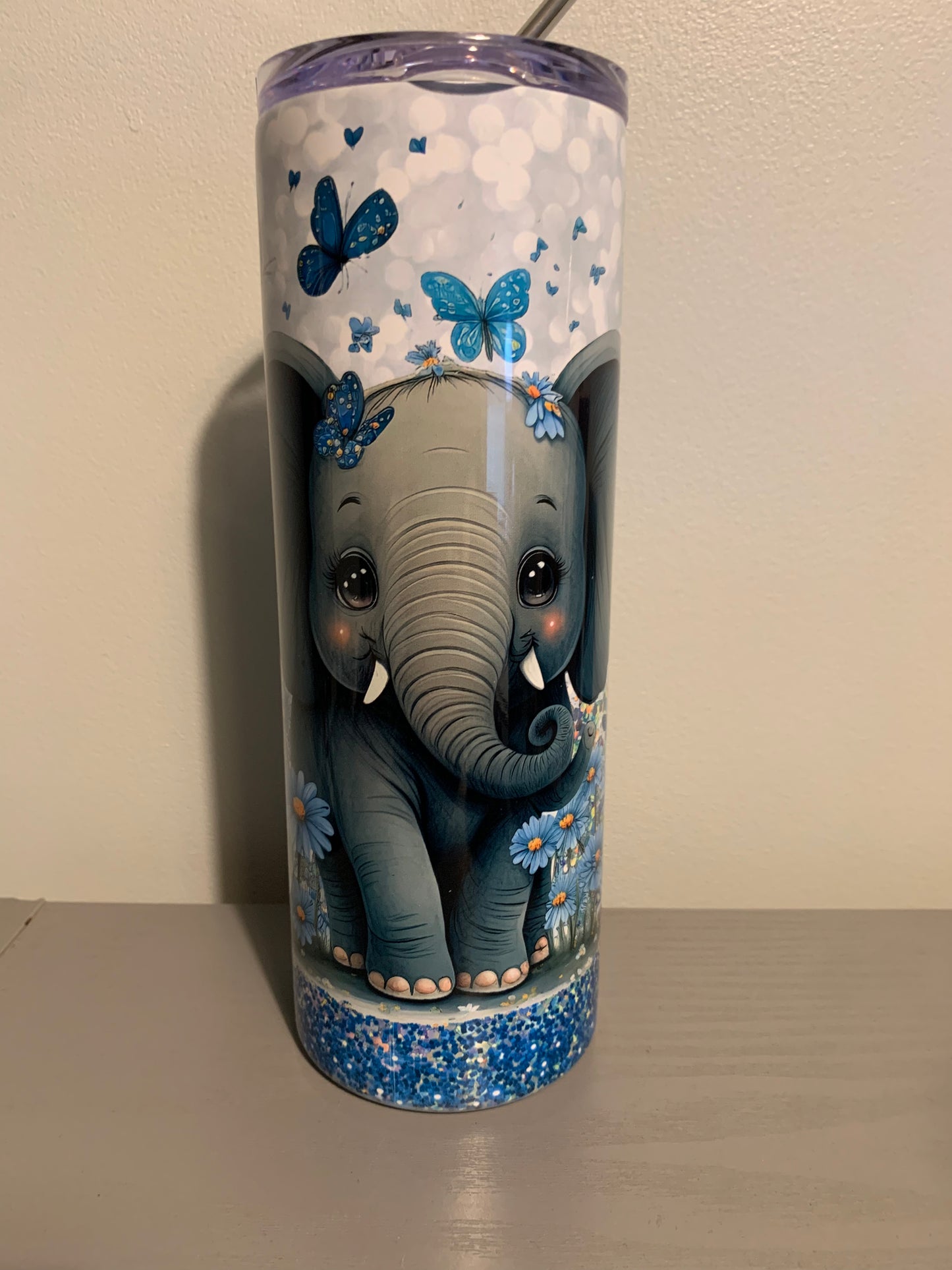 20 oz Baby Elephant Tumbler