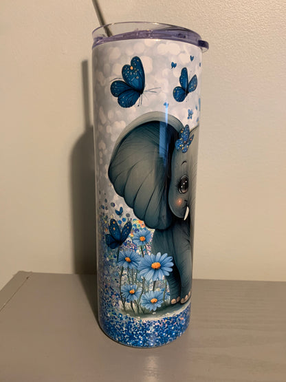 20 oz Baby Elephant Tumbler