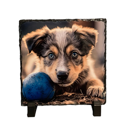 Pet Photo Slate, Any Photo, Gloss 19 x 19 cm