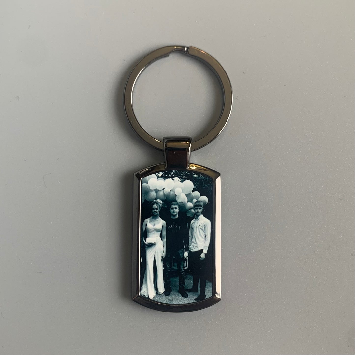 Personalised Photo Metal Keyring