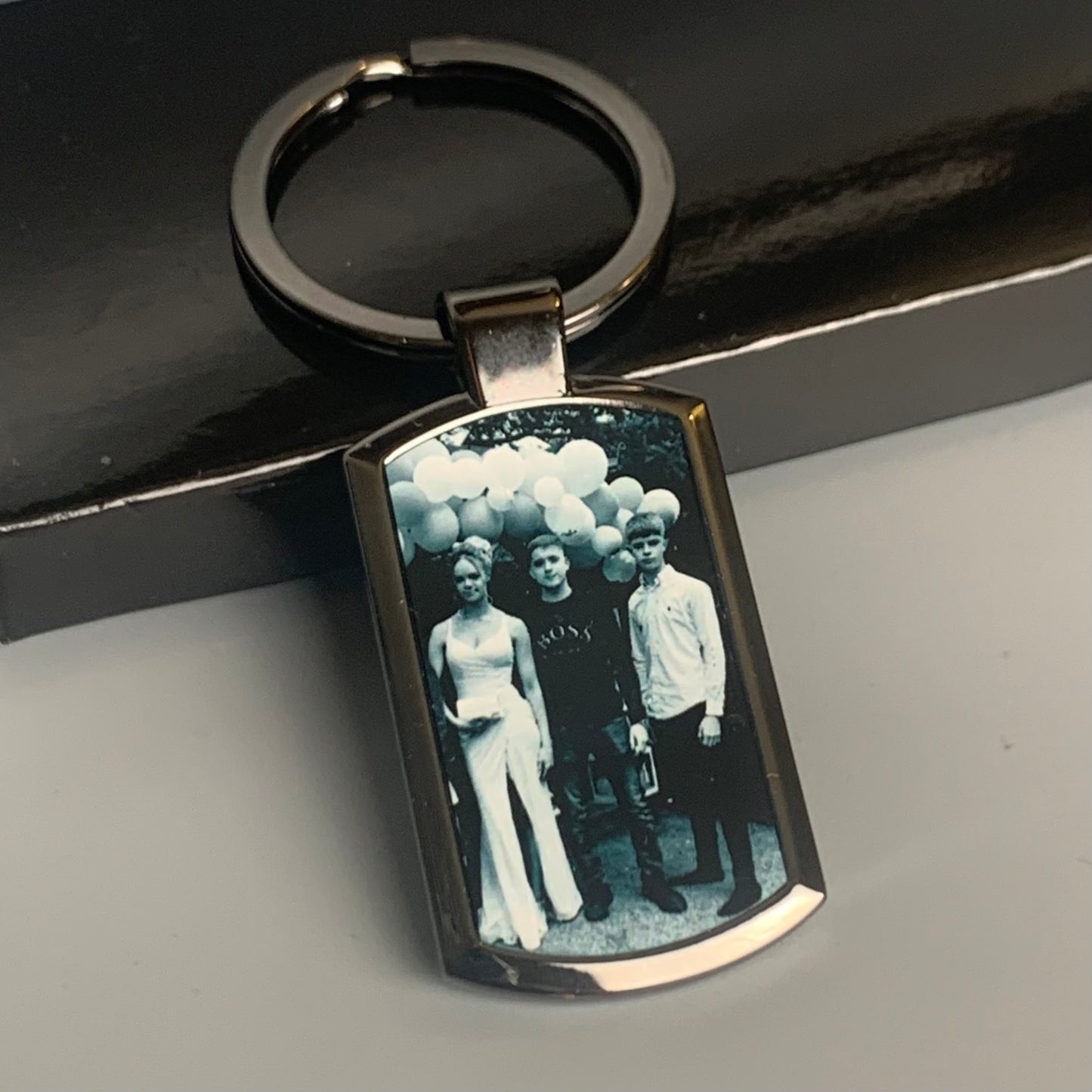 Personalised Photo Metal Keyring