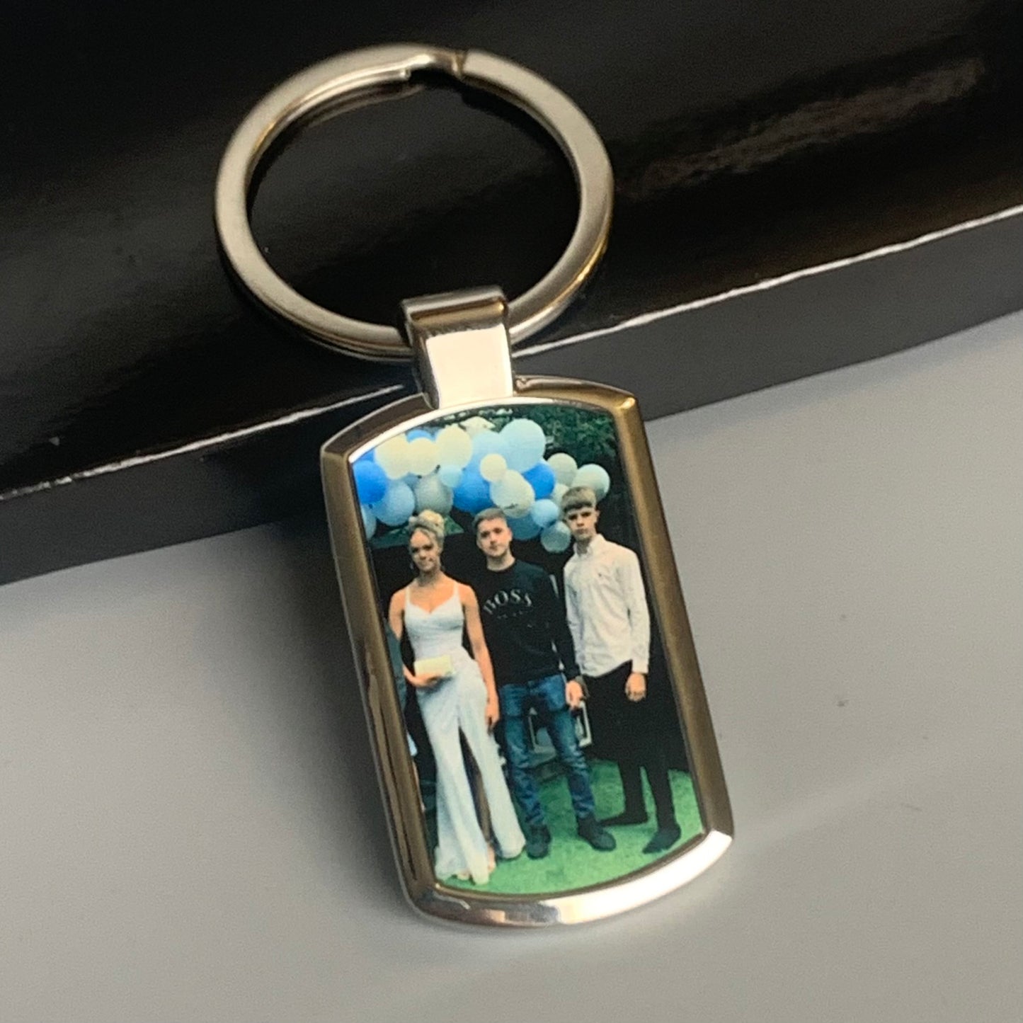 Personalised Photo Metal Keyring