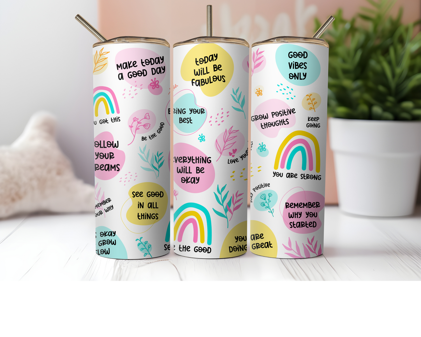 20 oz Mental Health Motivational Tumbler