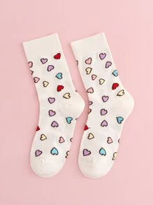 Multi Colour Heart Socks - Create your own Box