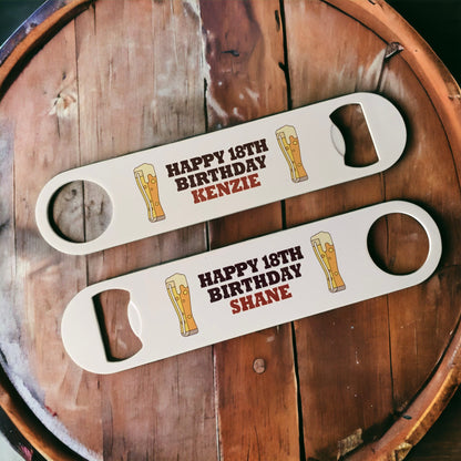 Beer Bottle Opener, 18th Birthday, 21st Birthday, Happy Birthday, Happy Birthday Dad