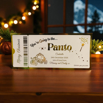 Foiled Ticket:  Christmas Panto, Cinderella