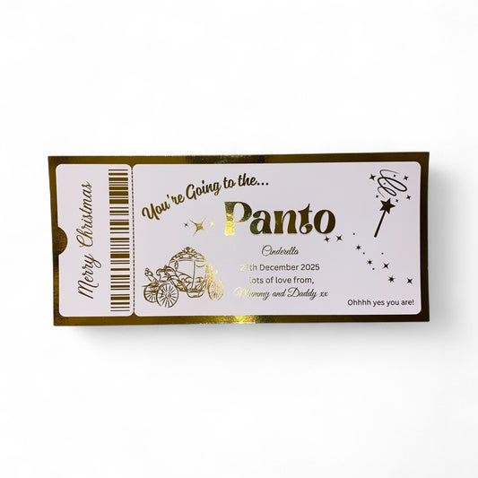 Foiled Ticket:  Christmas Panto, Cinderella