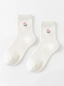 Pink Flower Socks - Create your own Box