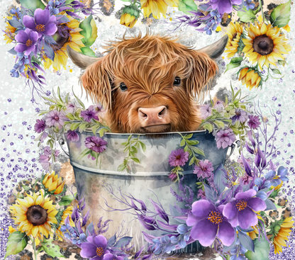 20 oz Baby Highland Cow Tumbler