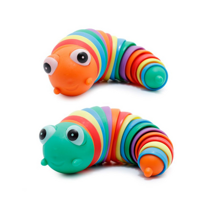 Sensory Rainbow Slug Fidget Toy