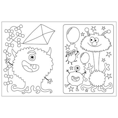 Worry Monster and Colouring Book