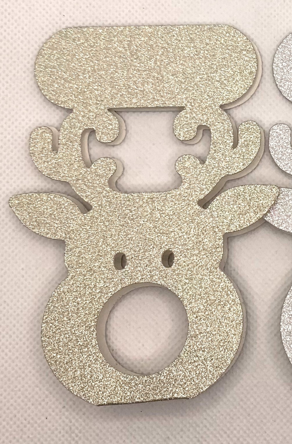 Champagne | Personalised Standing Reindeer Chocolate holder