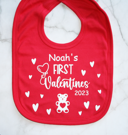 Personalised Valentine's Day Bib 2023