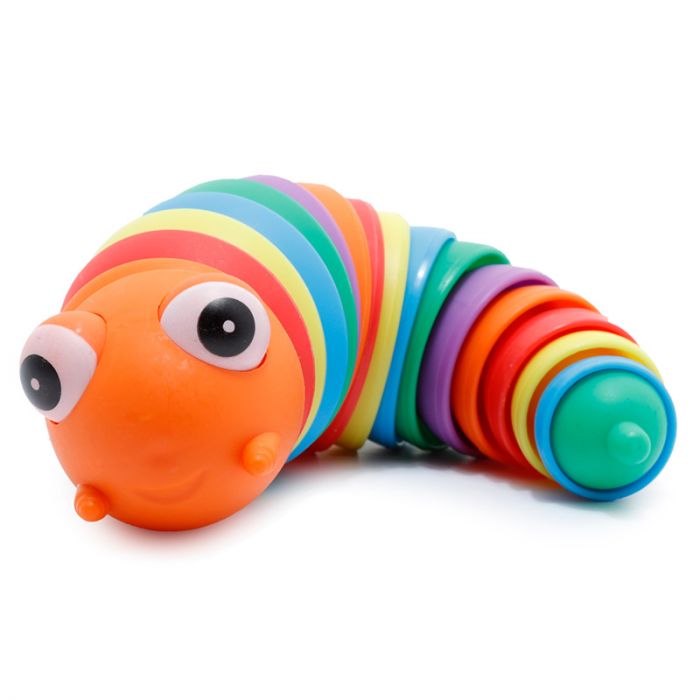 Sensory Rainbow Slug Fidget Toy