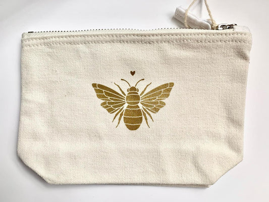 Golden Bee Pouch