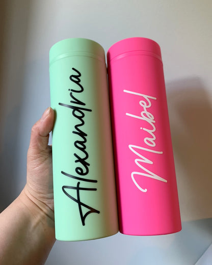 Personalised Tumbler with straw